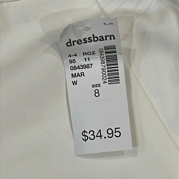 ROZ & ALI  beautiful Royal Blue Ankle  pant Size 8 zipper design side bottom leg - Picture 11 of 16